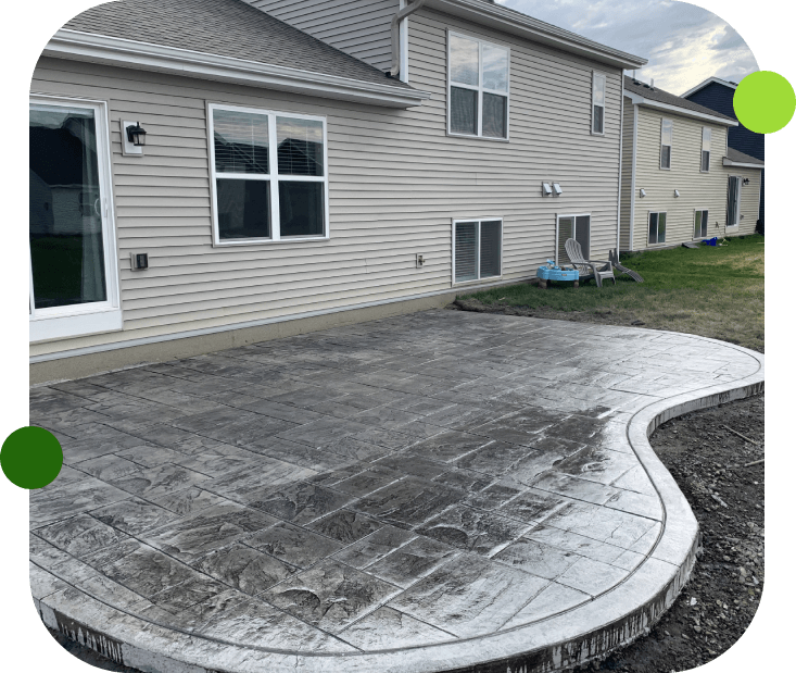 New Home House Construction Concrete Cement